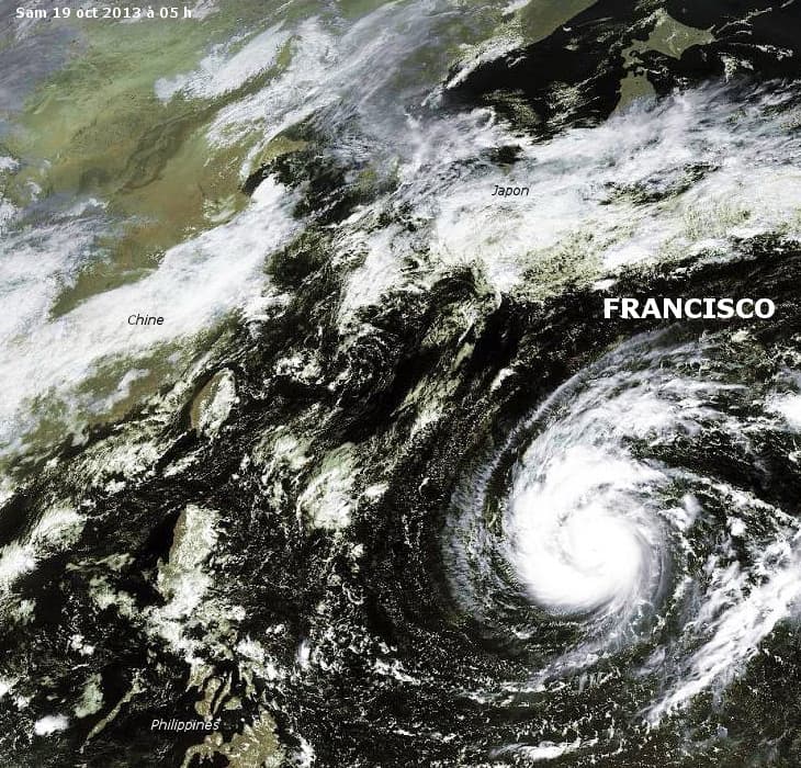 Image d'illustration pour Typhon Francisco (Japon)