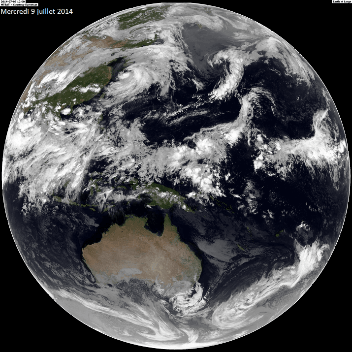 Image d'illustration pour Cyclone : typhon Neoguri (Pacifique - Japon - Okinawa)