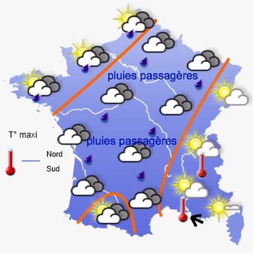 Vers un temps un peu plus chaud avec de nombreuses averses orageuses 