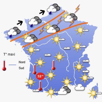 Baisse spectaculaire des températures 