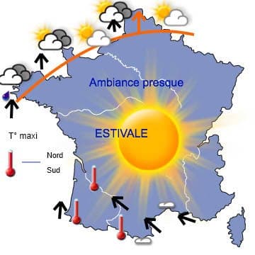 Plutôt chaud jusqu'à mercredi 