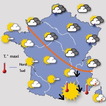 Vers une éventuelle vague de chaleur à la fin du mois 