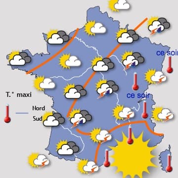 Temps mitigé jusqu'au début du mois de juillet  