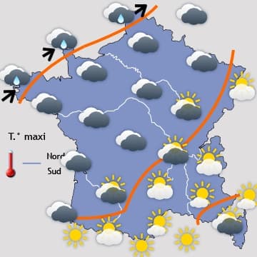 Retour en force des averses 