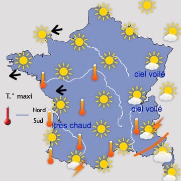 Chaleur de plus en plus lourde 