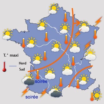 Très chaud jusqu'à jeudi, puis douche froide 