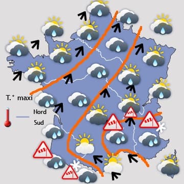 Encore de nombreuses vagues pluvieuses et venteuses en vue 
