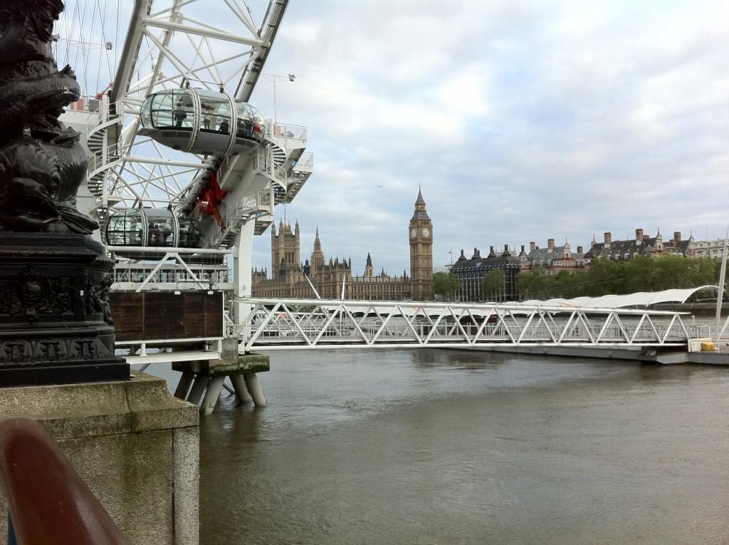 London Eye & Big Ben ... Missing days without rain!