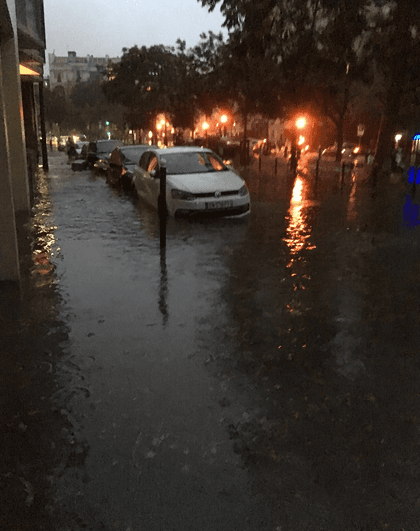 Image d'illustration pour Orage diluvien à Paris : des inondations et un record !