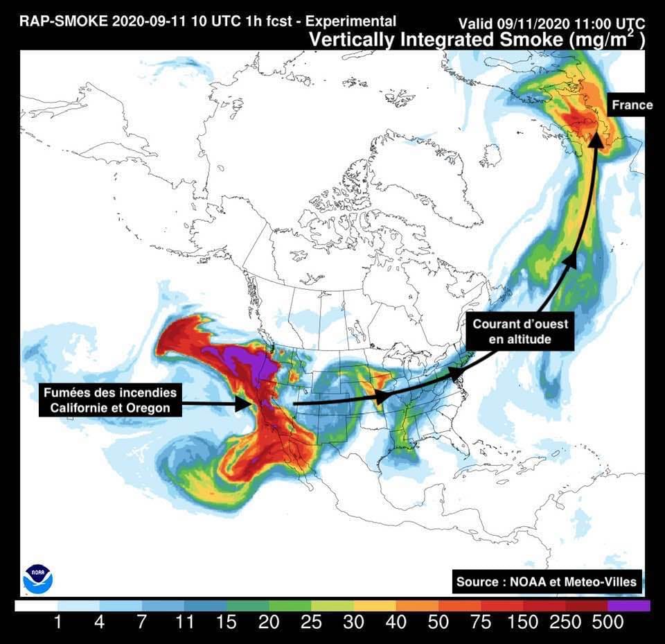 Image d'illustration pour Violents incendies en Californie - quelles conséquences pour le climat?