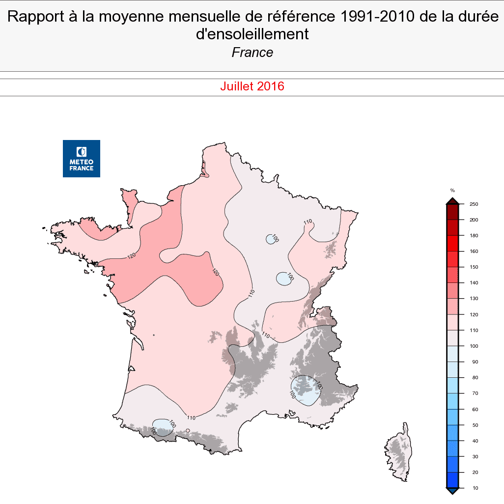 Image d'illustration pour Très sec et plutôt chaud : bilan du mois de juillet
