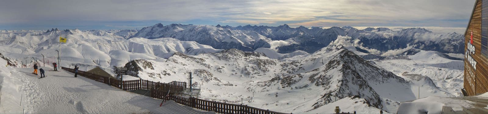 Image d'illustration pour Enneigement sur les Alpes et les Pyrénées à la mi-janvier