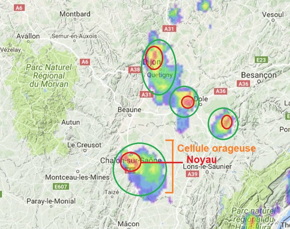Image d'illustration pour Phénomènes orageux - le cumulonimbus