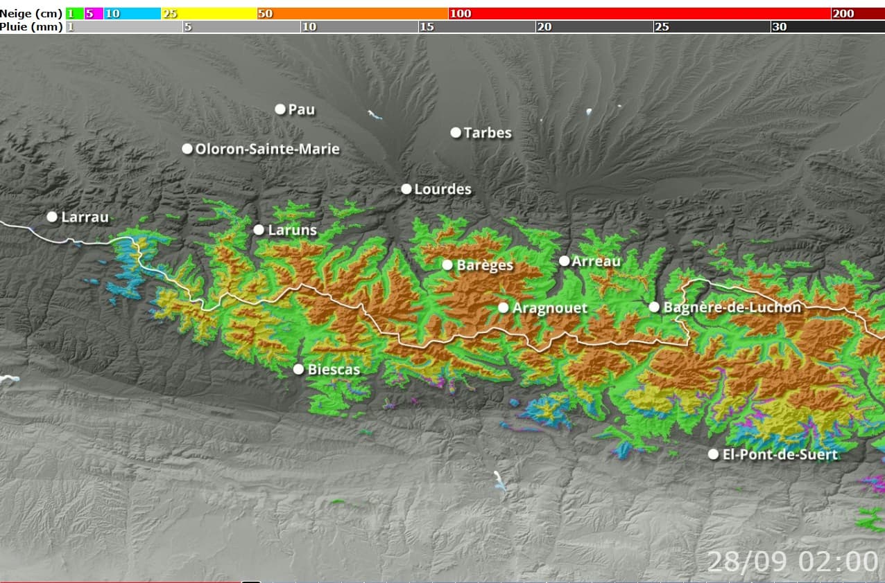 Image d'illustration pour Neige en montagne en septembre : Un phénomène peu commun ?